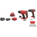 Kit combinato trapano a percussione a batteria e tassellatore SDS a batteria